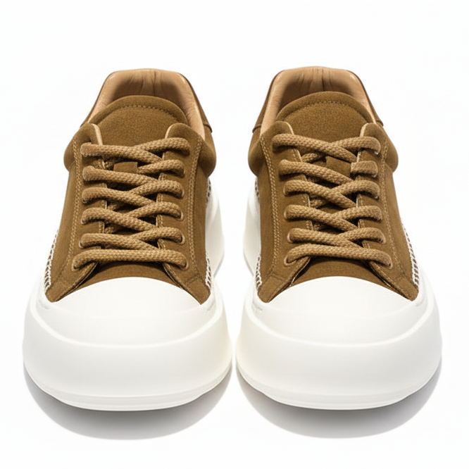 Men's Vibe Suede Casual Shoes - Brown