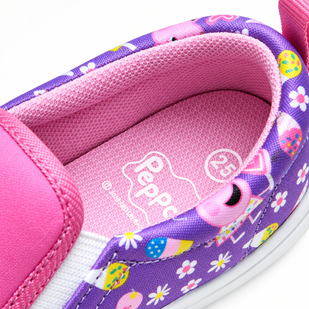 Peppa Pig Girls Slip-On Canvas Shoes