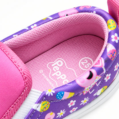 Peppa Pig Girls Slip-On Canvas Shoes