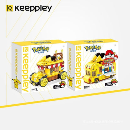 Keeppley x Pokémon Pikachu Mini Vehicle Building Block Collection