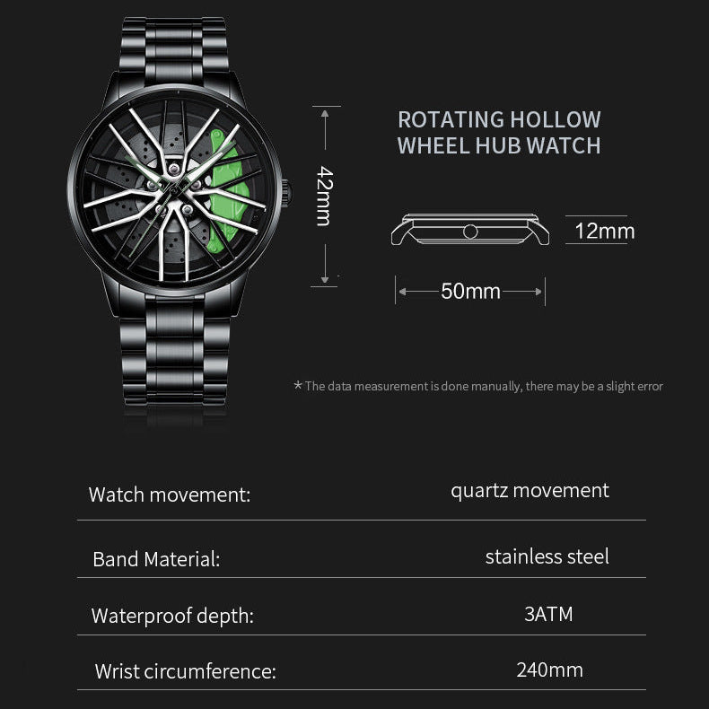 Radial Caliper GTX Matt Black Quartz Wristwatch