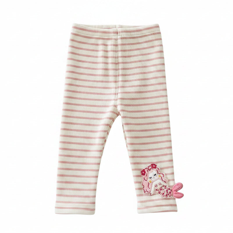 Girls' Mermaid Sweatshirts and Leggings 2-Peice Outfit Set