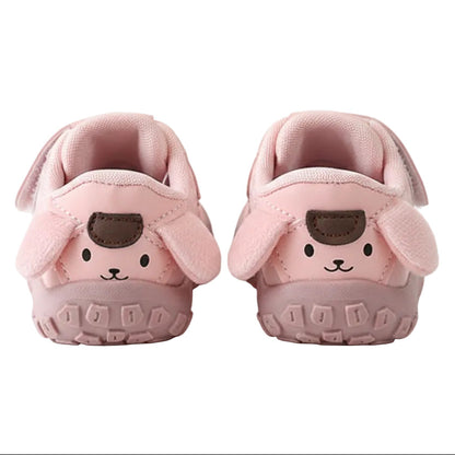 Children's Floppy-Ear Quilted Shoes - Beige