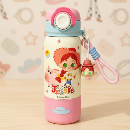 Toy Story Kids Insulated Stainless Steel Water Bottle with Charm