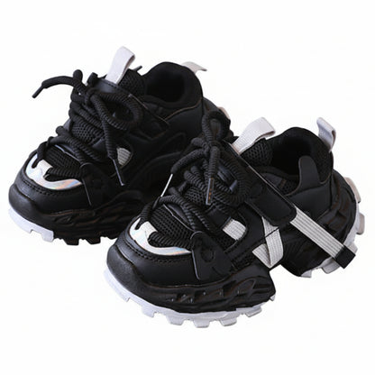 Children's Olympus Thick Soft Sole Sneakers - Gray