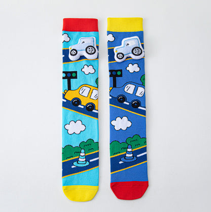 Adorable 3D Sporty Knee-High Socks