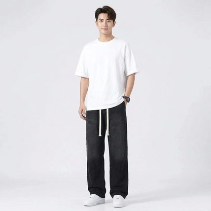 Men's Distressed Streetwear Baggy Jeans