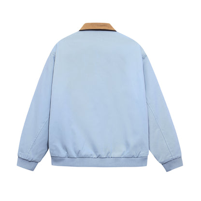 Corduroy Collar Puppy Paw Classic Jacket