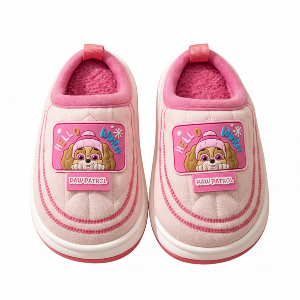 PAW Patrol Kids Winter Fleece Slippers