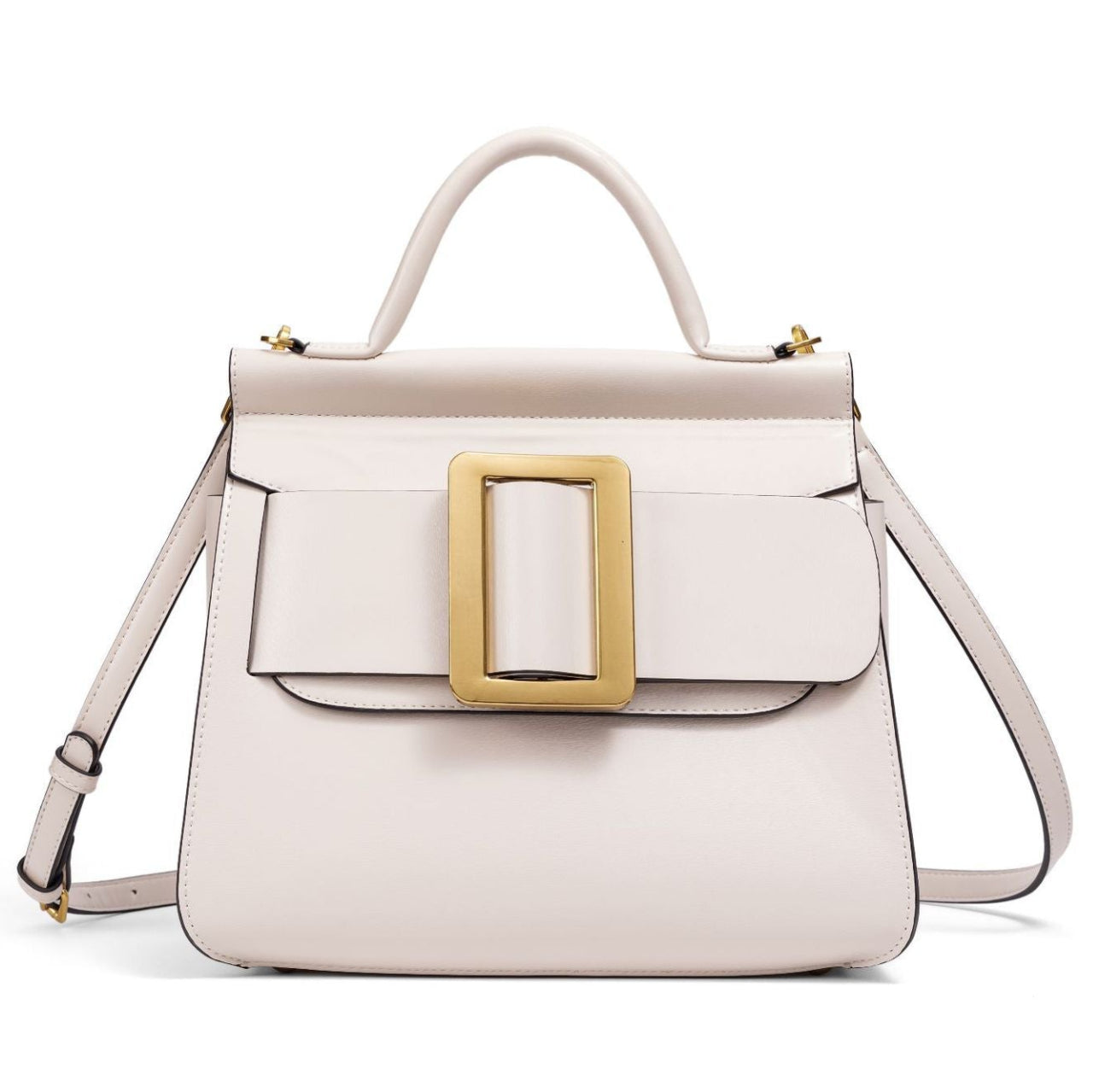 Buckle Satchel Shoulder / Crossbody Bag