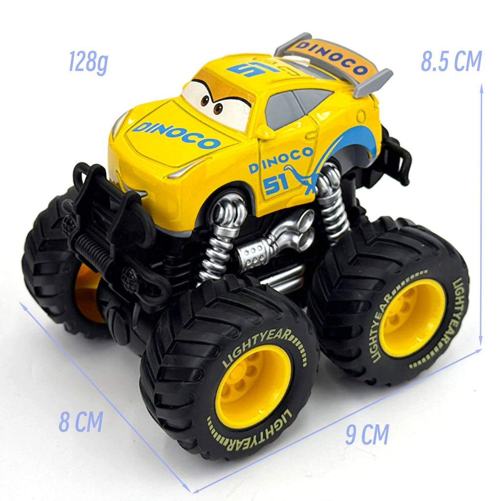 Disney Pixar Cars Off-Road Monster Truck Pullback Toy Vehicle