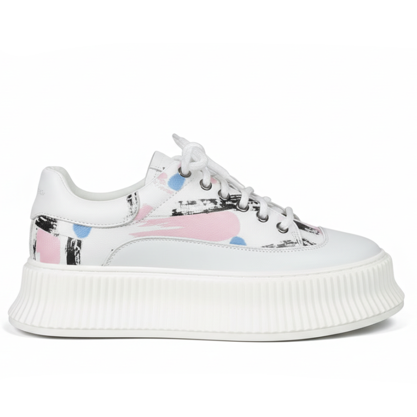 Women's Wave Platform Shoes (Blue)
