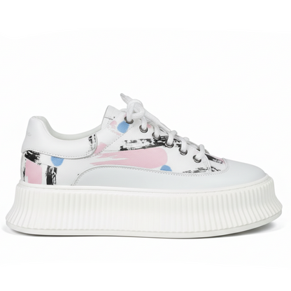 Women's Wave Platform Shoes (Blue)