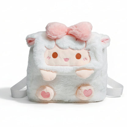 Cally Lamb Plush Backpack