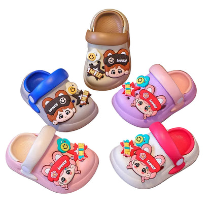 AeroGrip Lovely Smiles Children's Clog Sandals