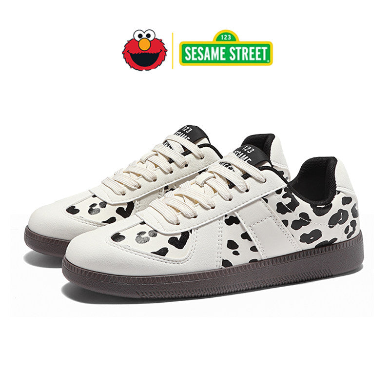 Sesame Street | Cow Print Classic Casual Sneakers