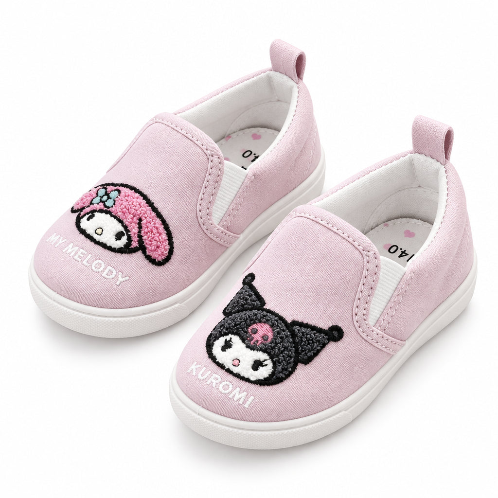 Sanrio My Melody & Kuromi Mismatched Toddler Canvas Loafers