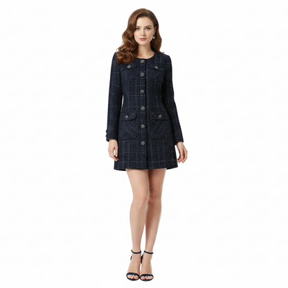 Prestige Tweed Long Sleeve Mini Dress.