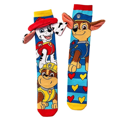 Paw Patrol  Knee-High Mismatched 3D Crazy Socks