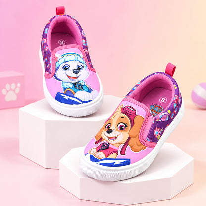 PAW Patrol Girl's Mismatched Slip-On Canvas Shoes