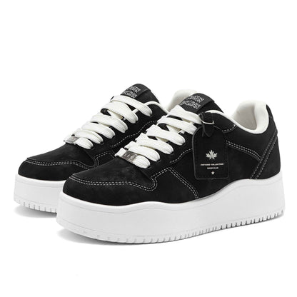Crayon Shin-Chan Collaboration Suede Thick Sole Sneakers