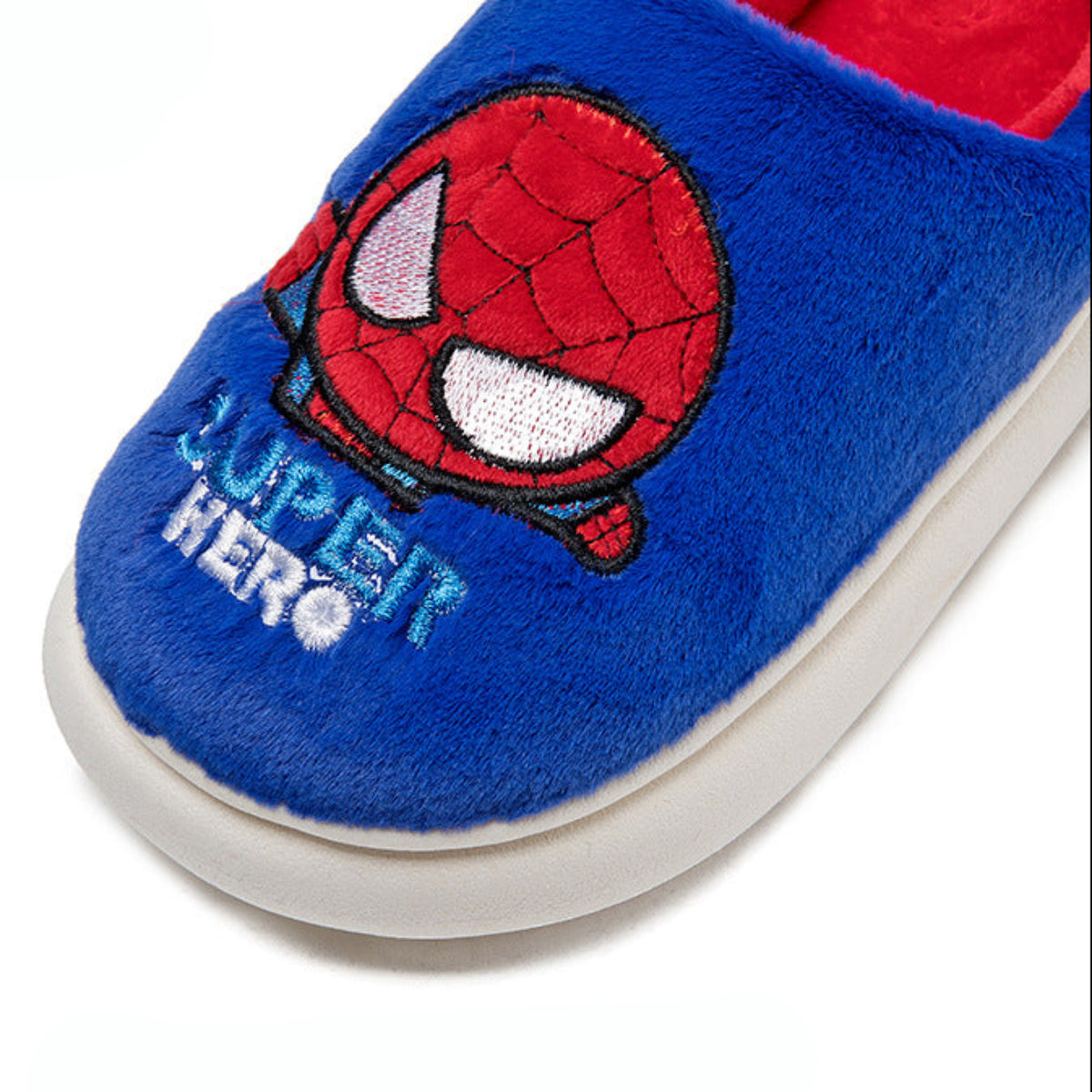 Marvel Spider-Man Kids Indoor Plush Slippers