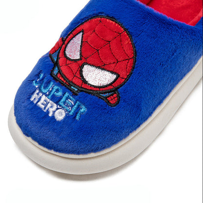 Marvel Spider-Man Kids Indoor Plush Slippers