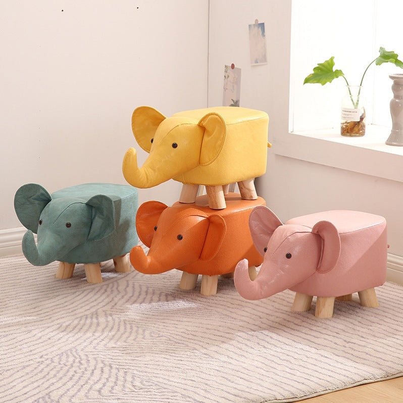 Elephant Animal Children's Ottoman Footstool