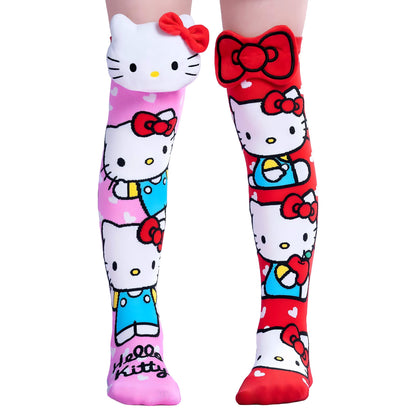 Hello Kitty Mismatched 3D Knee-High Crazy Socks