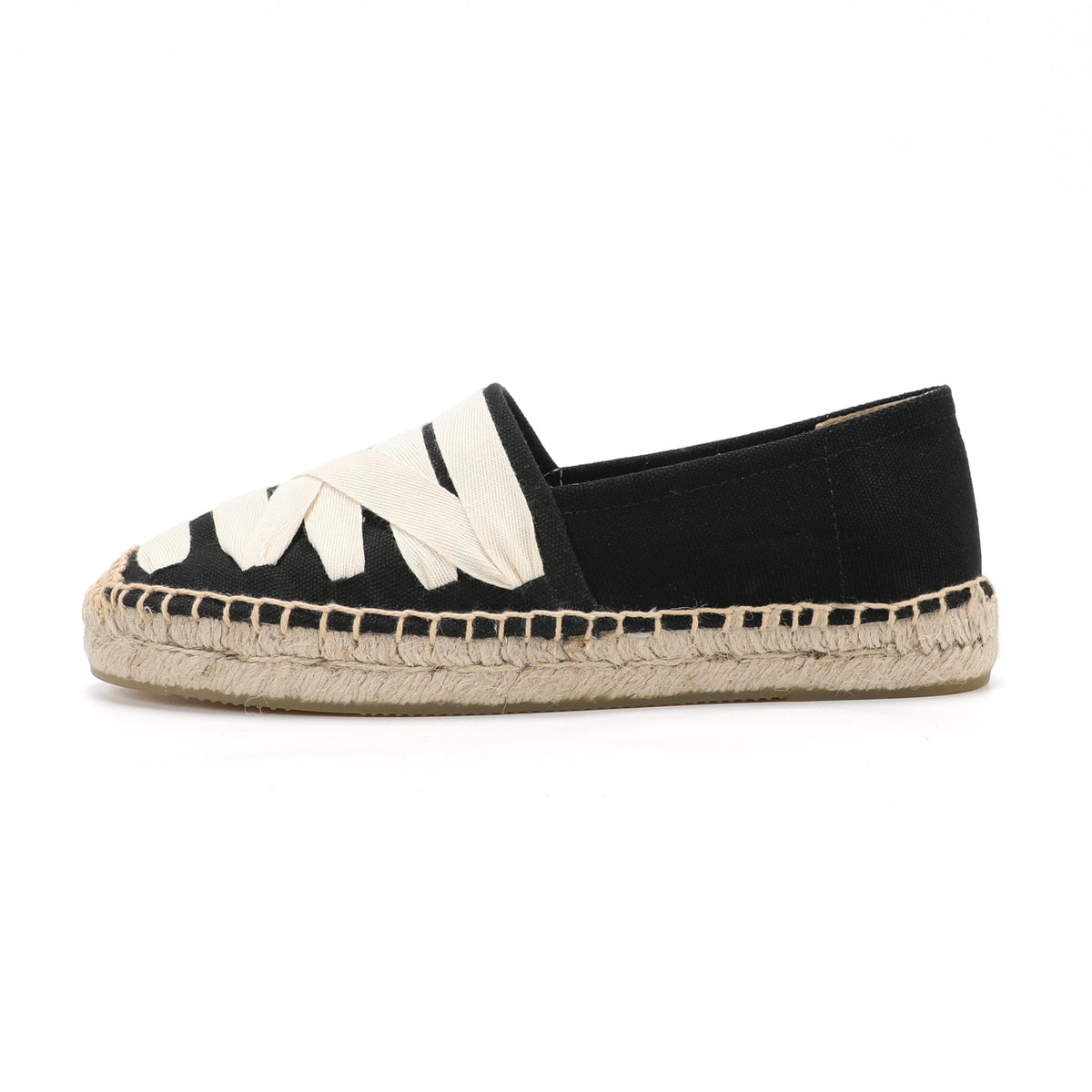 TONIVIS Women's Slip-On Webbing Espadrille Shoes