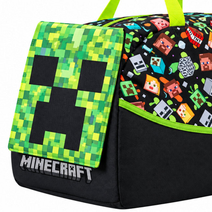 Minecraft Large 3D Pixie Pack Boys Duffel Bag