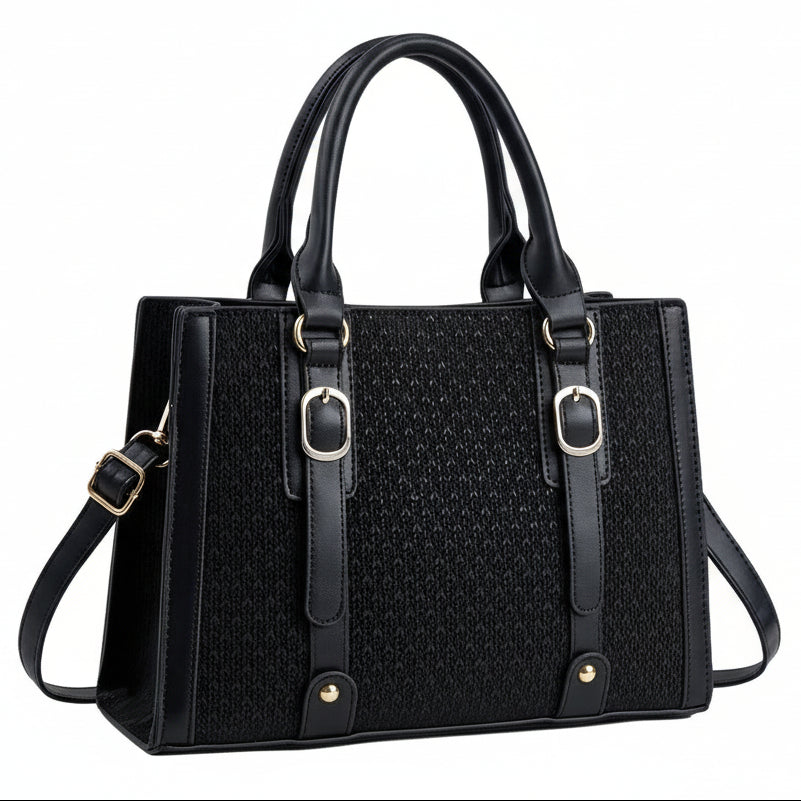 Buckle and Bloom Merlot Crossbody/Handbag