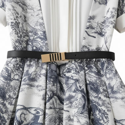 L'Amour Belted Shirt Midi Dress