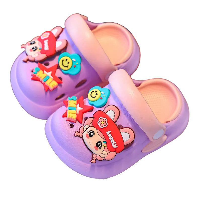 AeroGrip Lovely Smiles Children's Clog Sandals