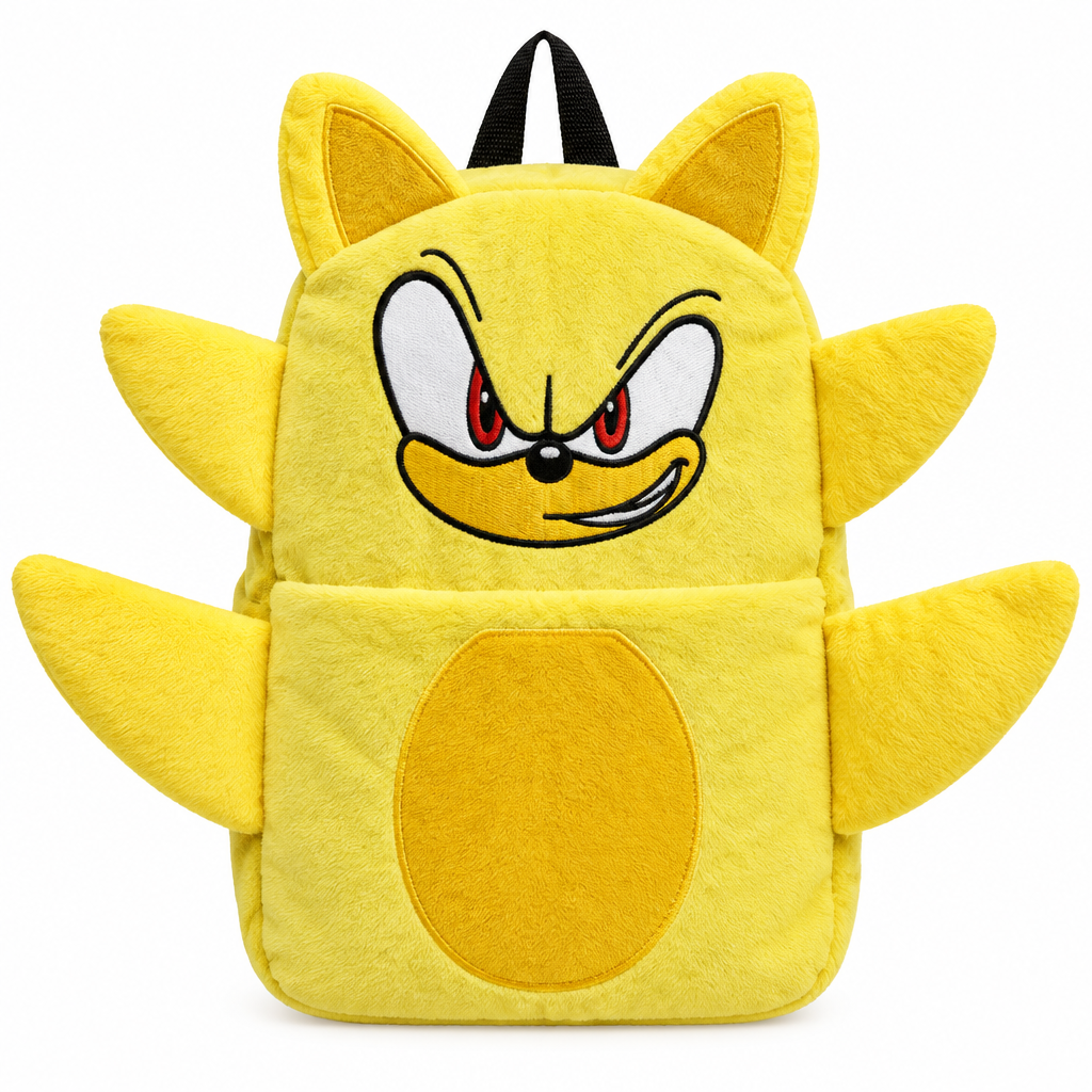 Kawaii Sonic, Shadow & Friends 3D Plush Large Capacity Backpacks