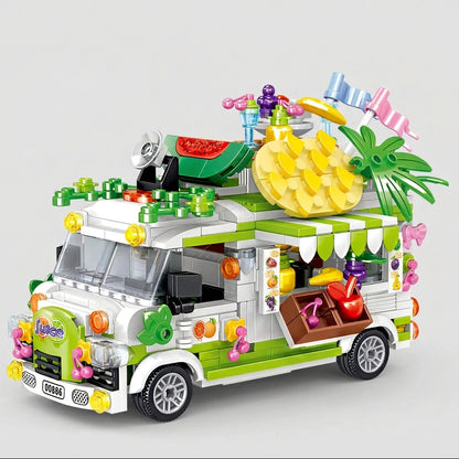 Fruit Juice Food Truck Building Block Set