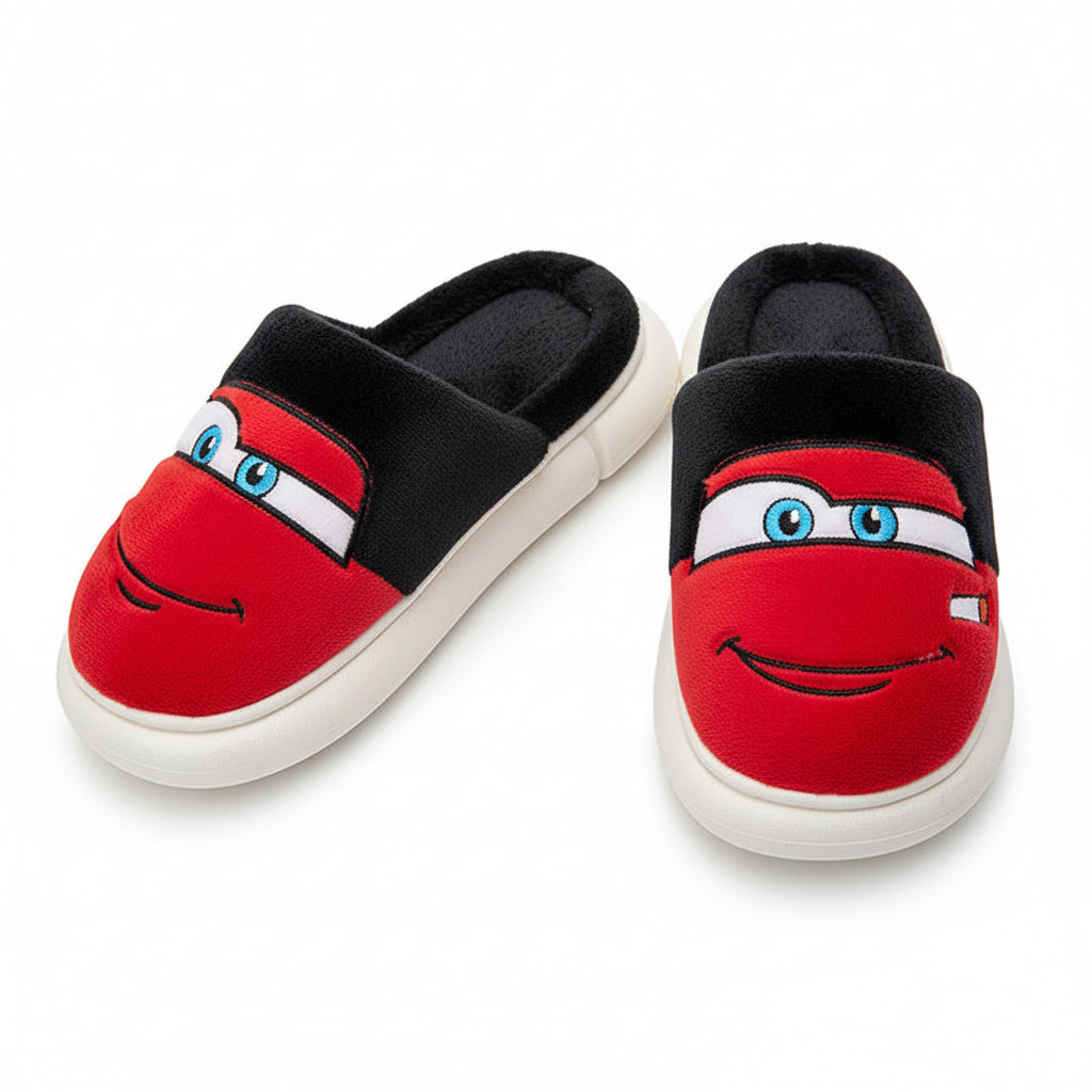 Disney Pixar Cars Lightning McQueen Plush House Slippers