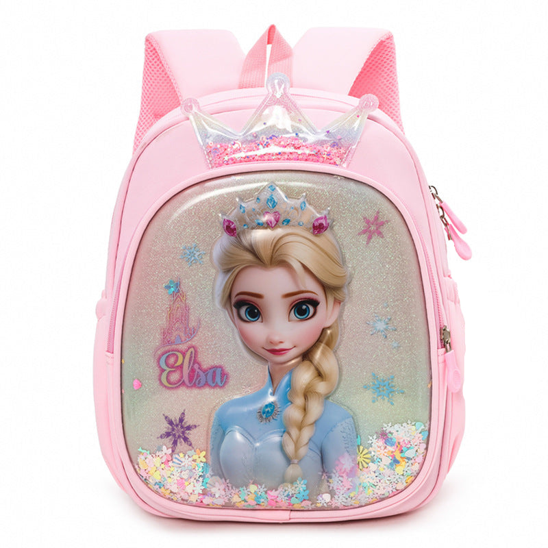 Frozen Princess Elsa 3D Hard Shell Kids Backpack