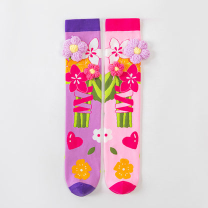 Cute Children's Knee-High 3D Adorable Crazy Socks