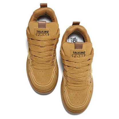 TALKING TOM | Suede Sports Board Shoes - Brown