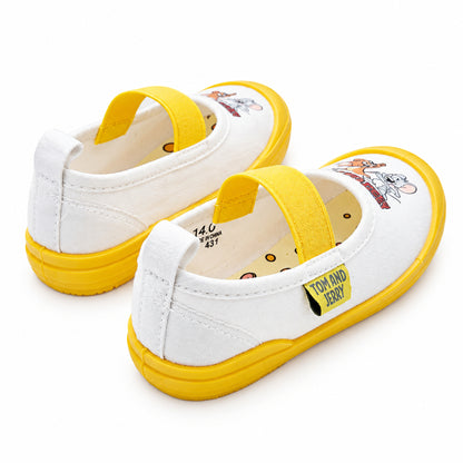 Tom and Jerry Canvas Slip-On Ballet Shoes
