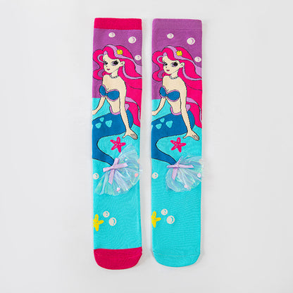 Children's 3D Cartoon Knee-High Crazy Socks