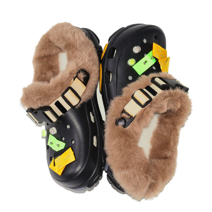 AeroGrip Patch Clog Sandals
