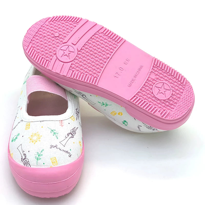Tangled Rapunzel Anti-Kick Canvas Ballet Shoes