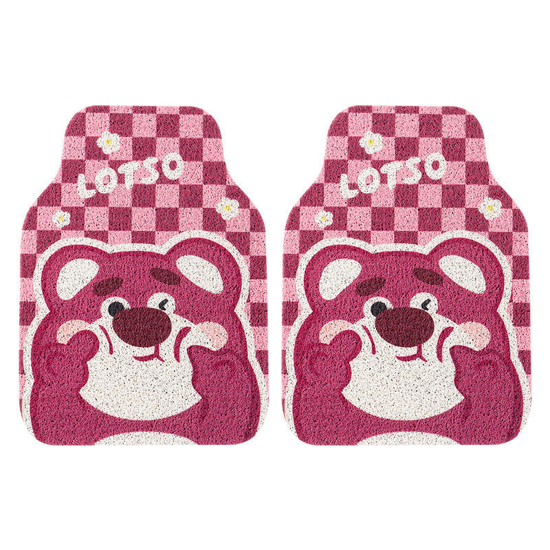 Cute Lotso Bear Universal Non-Slip Car Floor Mats