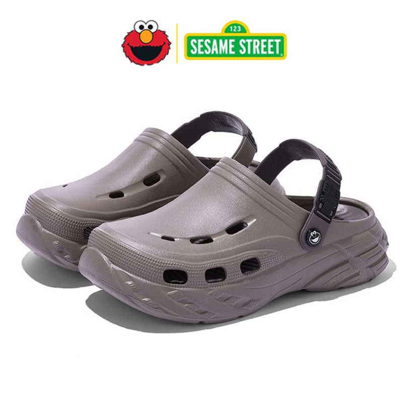 Sesame Street | Classic EVA Clog Mule Sandals - Brown