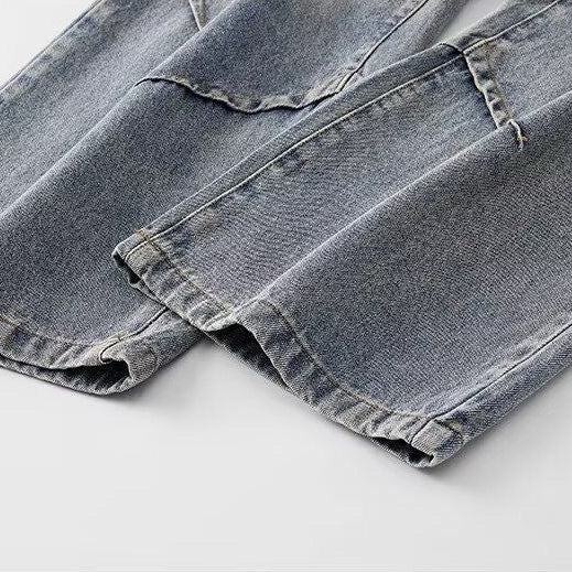 Men's Distressed Streetwear Baggy Jeans