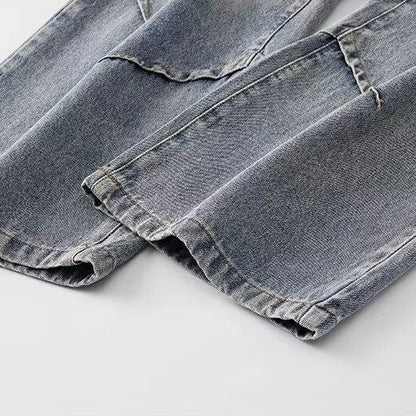 Men's Distressed Streetwear Baggy Jeans