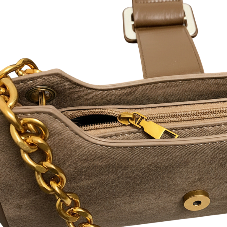 Buckle Retro Shoulder Bag