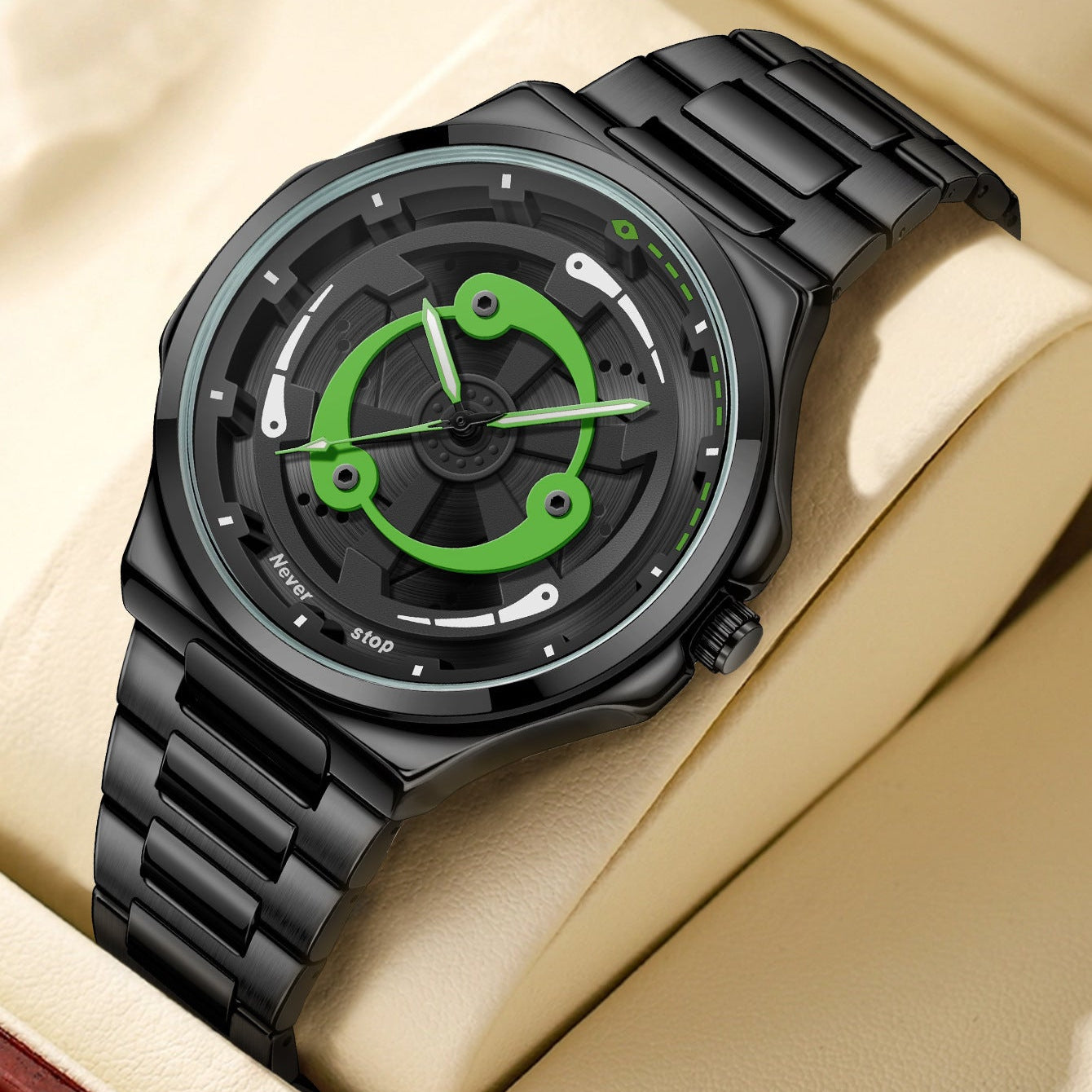 Madara Eternal Mangekyō Sharingan Anime Watch - Green